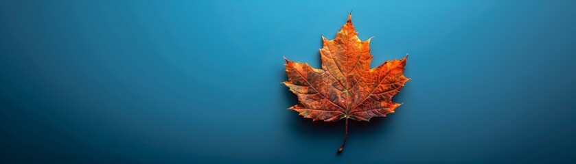 Obraz premium A minimalist style of an autumn concept