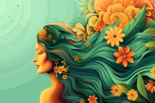 abstract background for Maharashtra Day