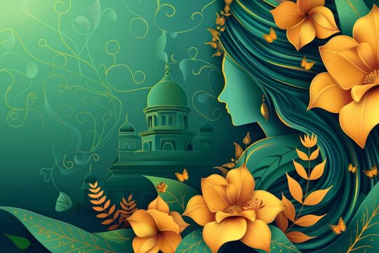 abstract background for Maharashtra Day