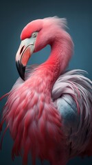 Flamingo Finesse: Graceful Images of Pink Avian Beauties