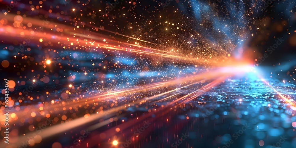 Poster particle representing the power of human ingenuity in understanding the universe
