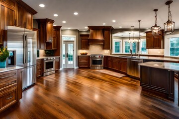 modern kitchen interior