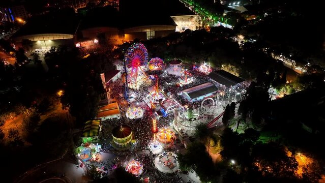 Amusement Park Drone Shooting