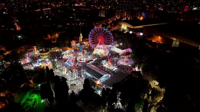 Amusement Park Drone Shooting