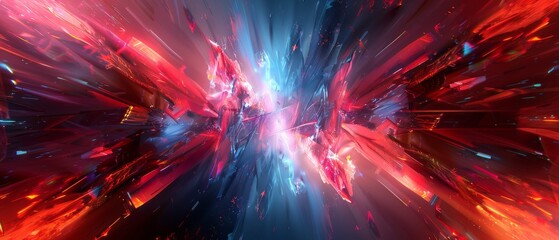 Powerful, minimalistic EDM album art, featuring abstract futuristic shapes, embodying the essence of electronic music