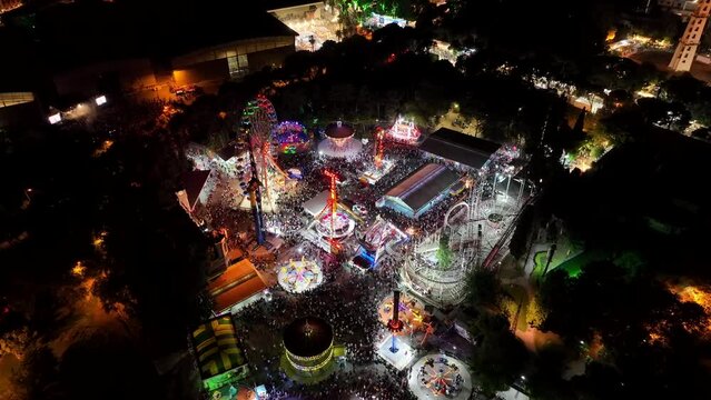 Amusement Park Drone Shooting