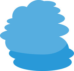 Blue Cloudscape Illustration