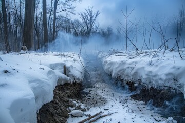 Underground Forest Fires in Winter, Zombie Fires Burn Under Snow and Soil, Forest Fires