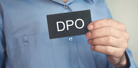 Concept Of DPO. Business. Technology. Compliance