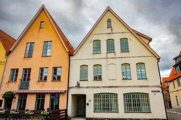 Medieval and Hansa inspired  living area Jakriborg in Hjarup, Sweden