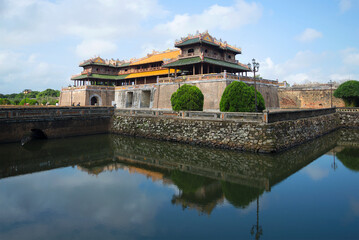 The imperial ancient gate of the forbidden City. Hue, Vietnam - 781495296