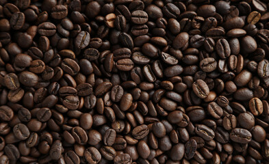 Close-up of roasted coffee beans - 781498072