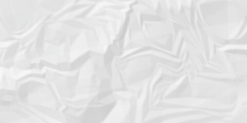 White wrinkly backdrop paper background. panorama grunge wrinkly paper texture background, crumpled pattern texture. paper crumpled texture. white fabric crushed textured crumpled.