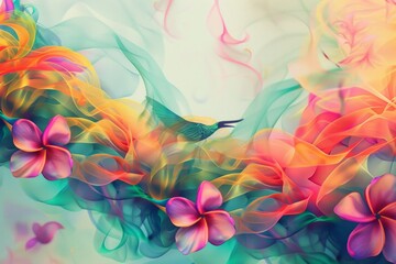 abstract background for May flowers - obrazy, fototapety, plakaty