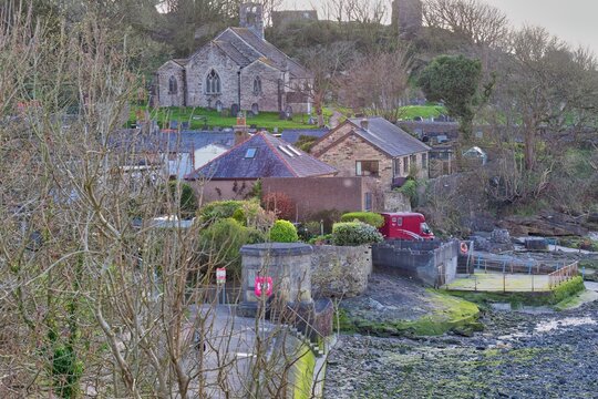 old housees and village in Heysham