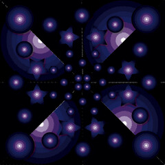 Purple Kaleidoscope Design