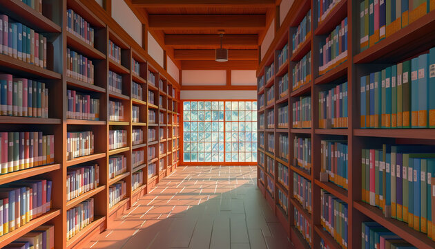 The quiet whispers of a library invite readers to lose themselves in the world of books and imagination
