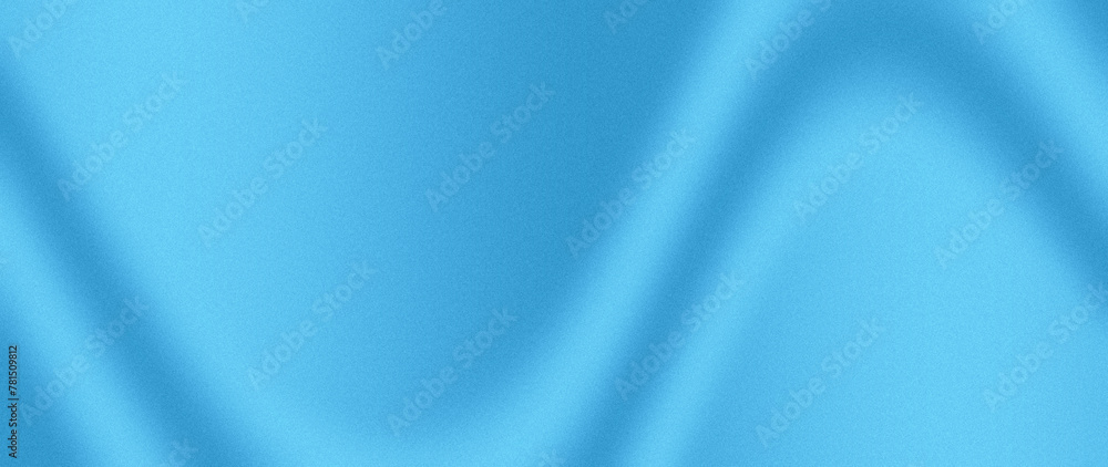 Poster abstract background luxurious sky blue silk fabric background with soft waves and a subtle gradient