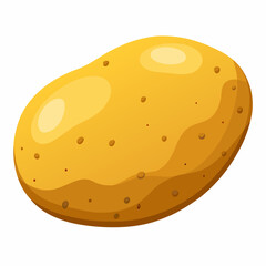 Fresh Potato Crisp vector art on White Background for Perfect Isolation