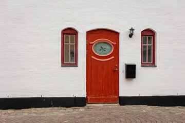 Medieval and Hansa inspired  living area Jakriborg in Hjarup, Sweden