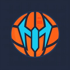 Obraz premium basketball ball on fire