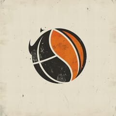 basketball on vector