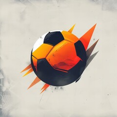 soccer ball on the wall