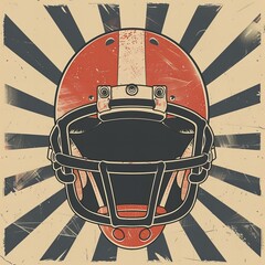 vintage label with a ribbon