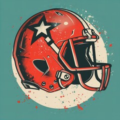 american football helmet