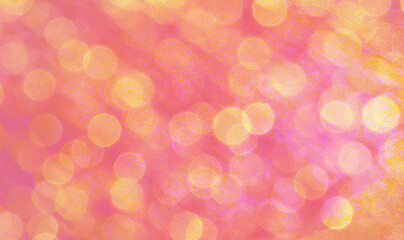 Pink bokeh background banner for Party, greetings, poster, ad, events, and various design works