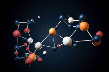 Dynamic image of molecules during a chemical reaction atoms re-arranging in real time