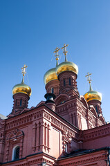 Fototapeta na wymiar Chernigovsky skete in Sergiev Posad, Russia