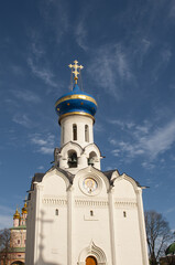 Fototapeta na wymiar Trinity Lavra Monastery of St. Sergius in Sergiyev Posad, Russia