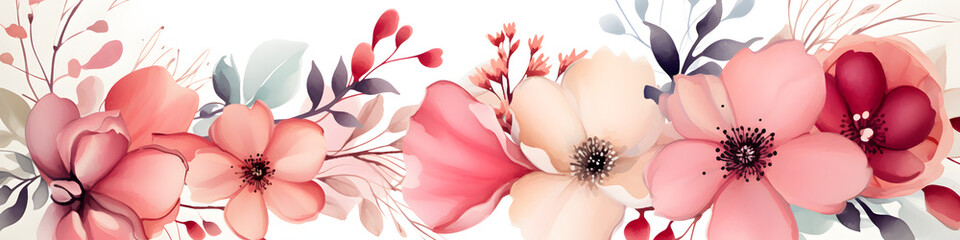 watercolor tropical monstera leaves set hand drawn illustration