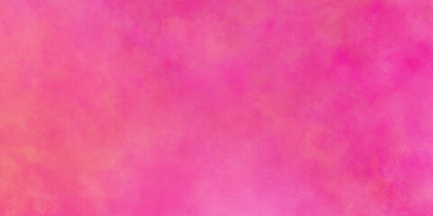 Abstract colorful pink watercolor background. Luxury minimal style wallpaper with golden line art flower. vintage paper with space for text or image. magenta stained paper texture. 