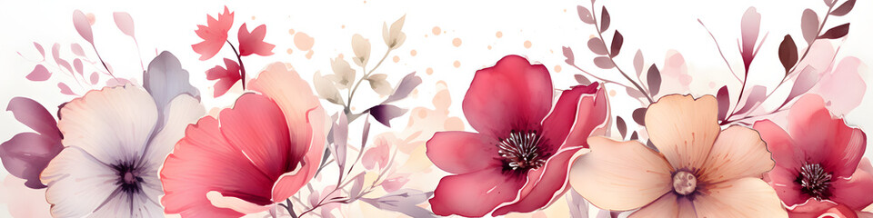 watercolor tropical monstera leaves set hand drawn illustration