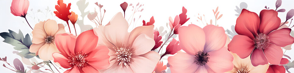 watercolor tropical monstera leaves set hand drawn illustration