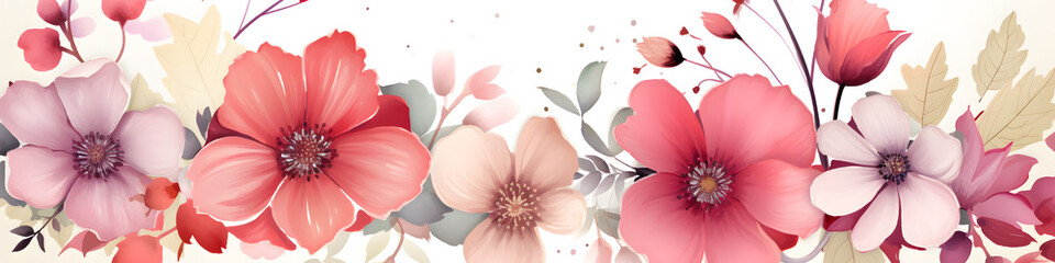 watercolor tropical monstera leaves set hand drawn illustration