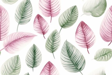 Pastel Leaf Pattern