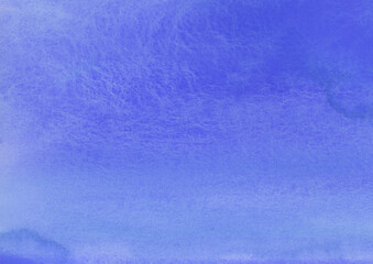鮮やかな青紫色のにじみのある水彩背景素材