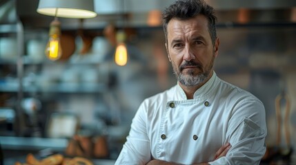 Celebrity Chef showcasing culinary expertise