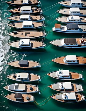boats in the harbor