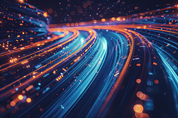 Abstract Background of High-Speed Data Transfer and Digital Technology