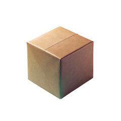 Fototapeta premium Cardboard box or brown paper box