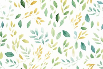 Watercolor Foliage Pattern