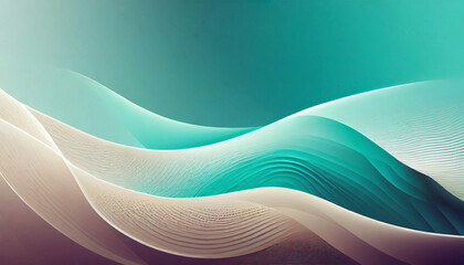 Gradient wave pattern background and soft surface.