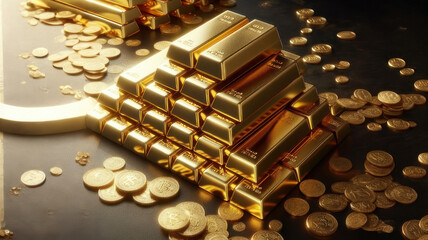 Gold Bars and Wealth: The New Gold of the Digital Age