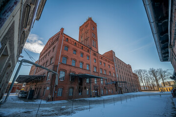 Over 150-Year-Old 19th century Abandoned Brick Grain Mill Powered by Electricity