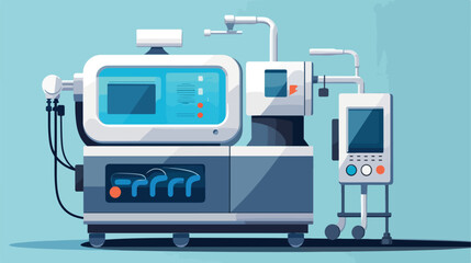 Medical digital design vector illustration 2d flat