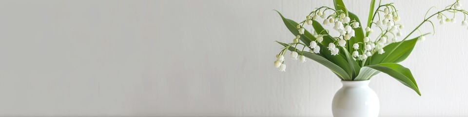 lilies of the valley flowers background.